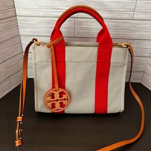 Tory Burch Miller Mini Canvas Tote